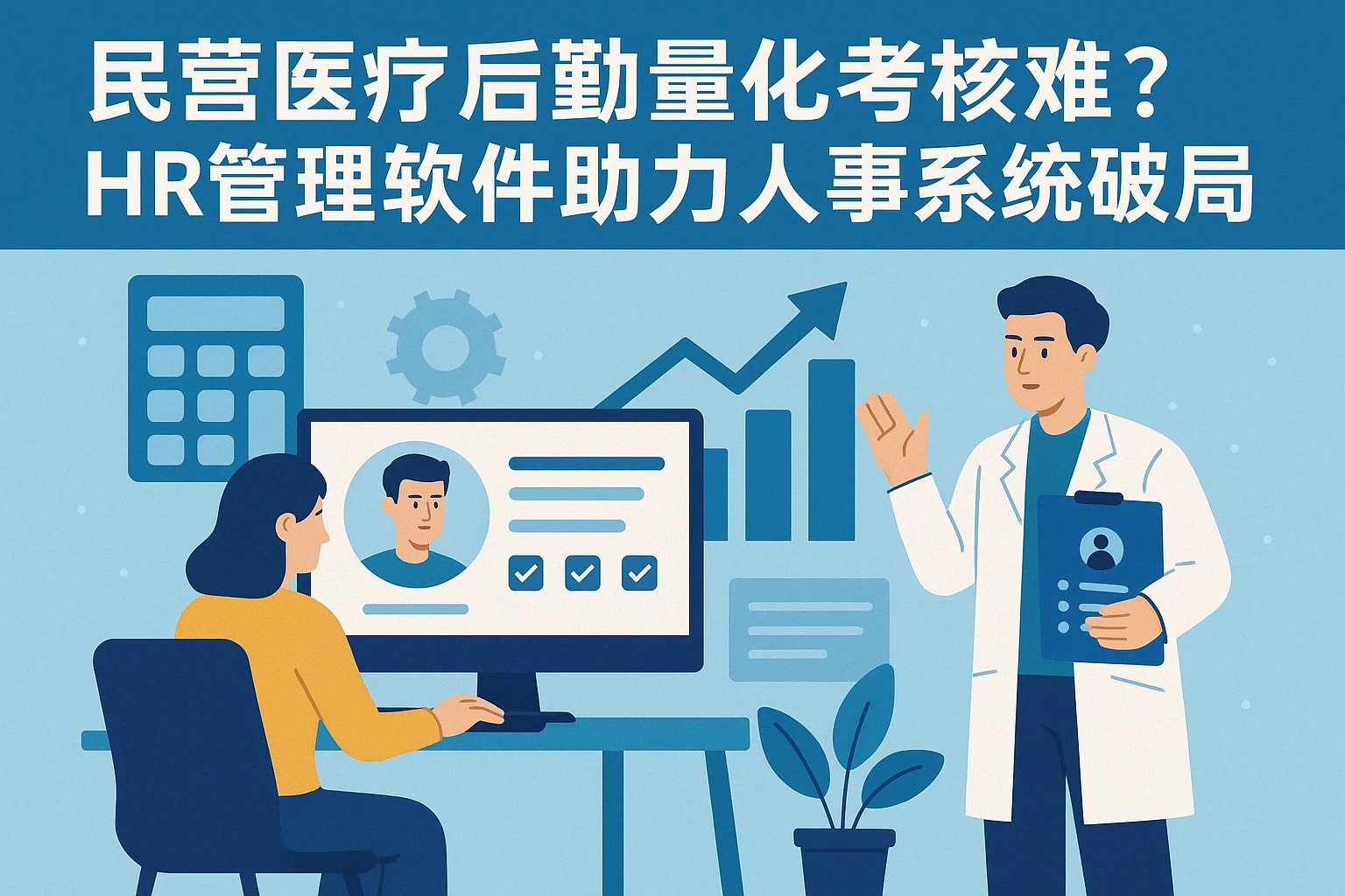 民营医疗后勤量化考核难？HR管理软件助力人事系统破局