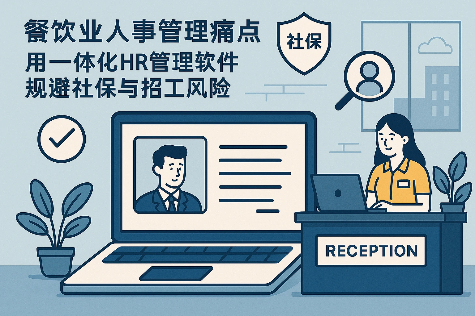 餐饮业人事管理痛点破解：用一体化HR管理软件规避社保与招工风险