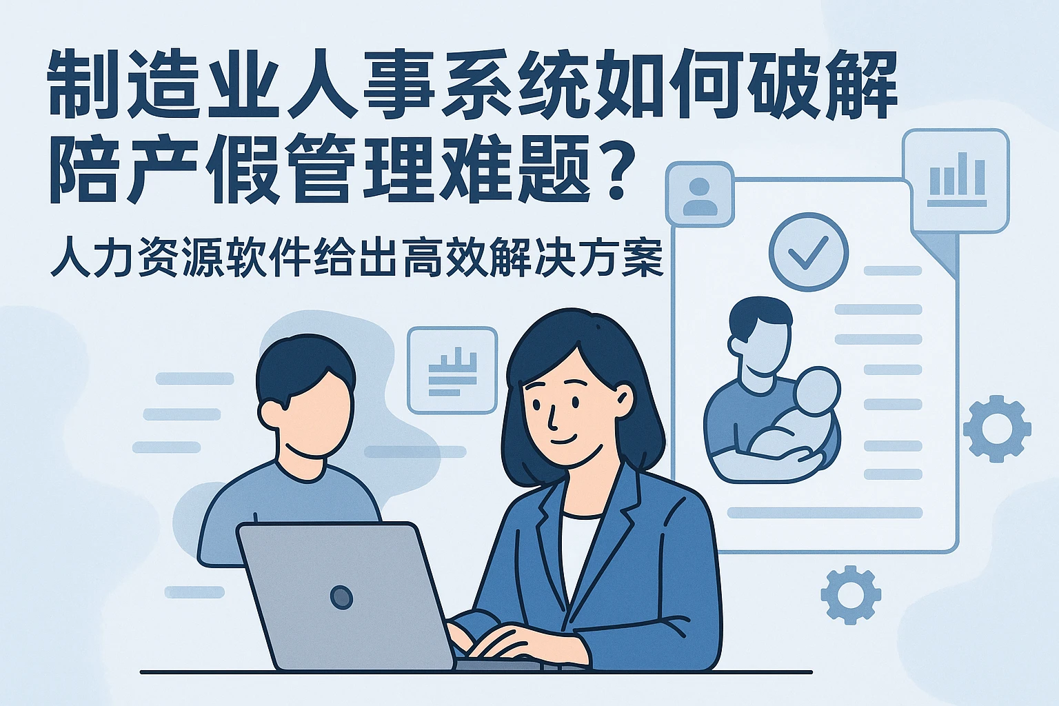制造业人事系统如何破解陪产假管理难题？人力资源软件给出高效解决方案