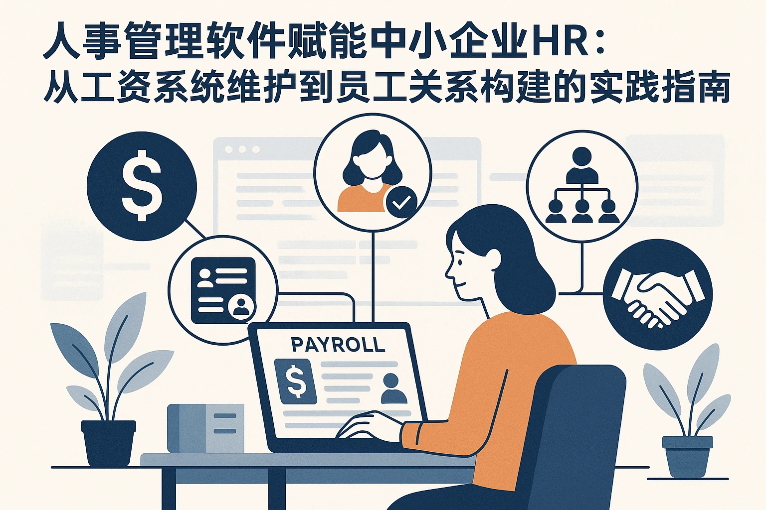 人事管理软件赋能中小企业HR：从工资系统维护到员工关系构建的实践指南