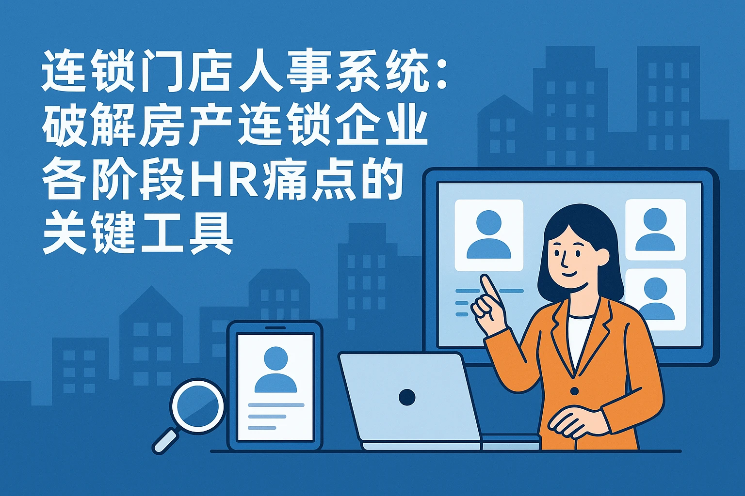 连锁门店人事系统：破解房产连锁企业各阶段HR痛点的关键工具