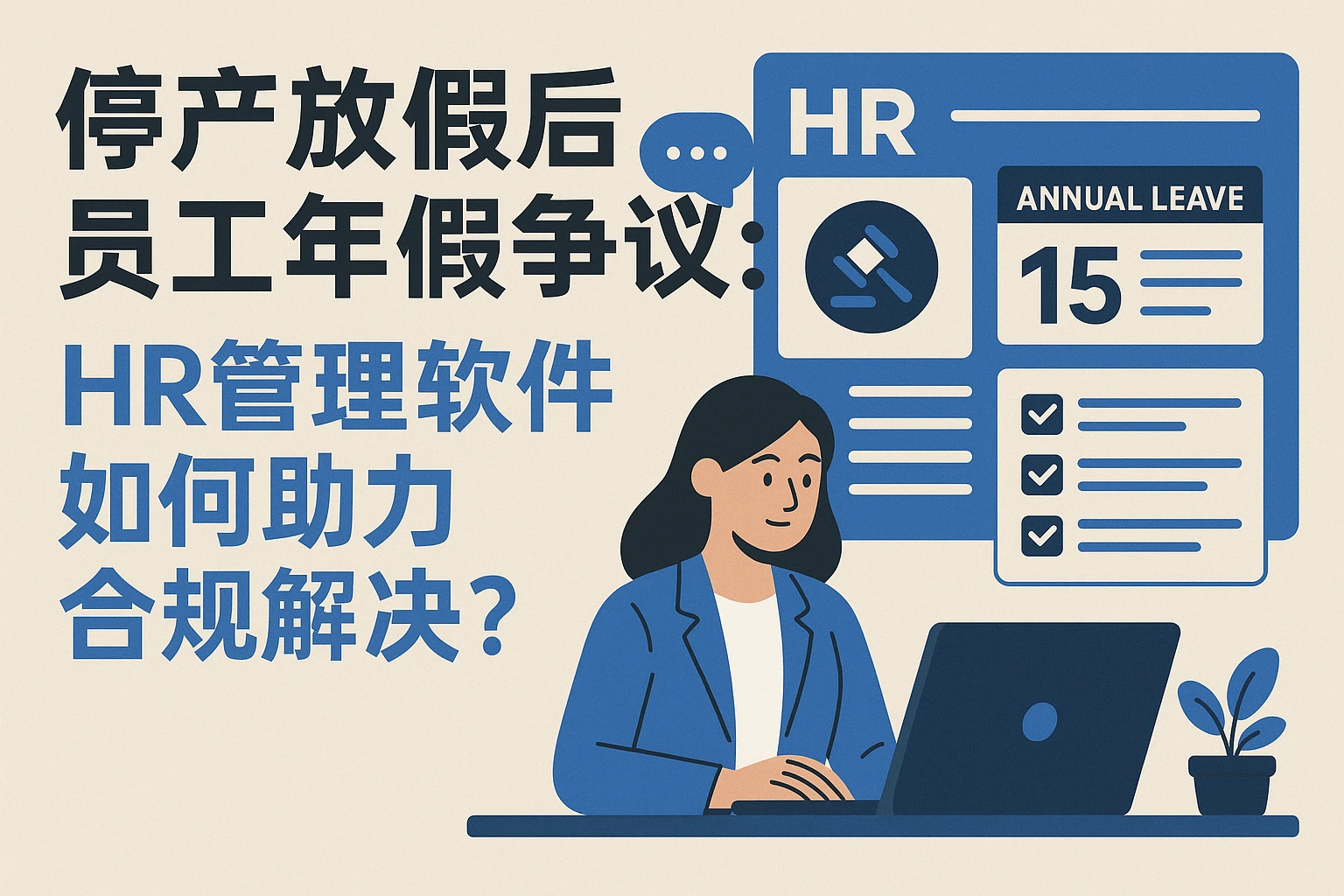 停产放假后员工年假争议：HR管理软件如何助力合规解决？