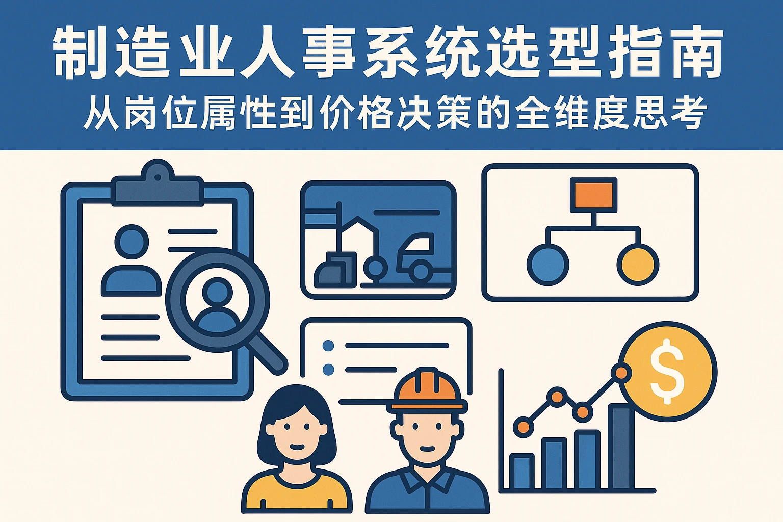 制造业人事系统选型指南：从岗位属性到价格决策的全维度思考