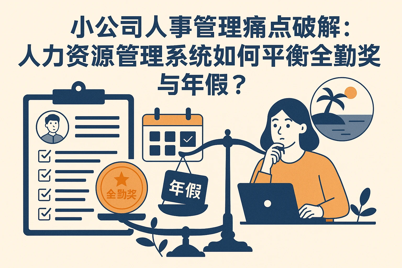 小公司人事管理痛点破解：人力资源管理系统如何平衡全勤奖与年假？