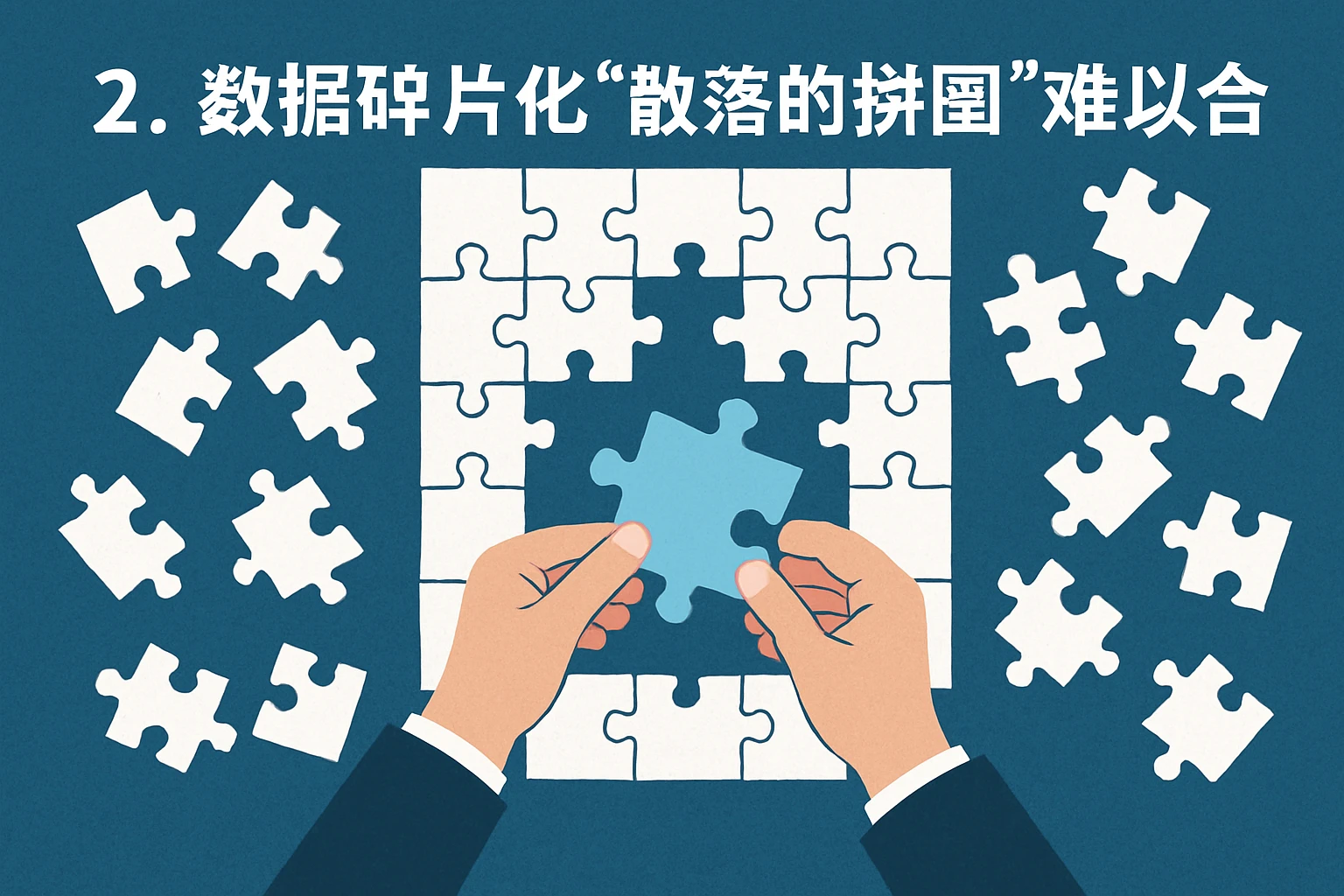 2. 数据碎片化：“散落的拼图”难以整合