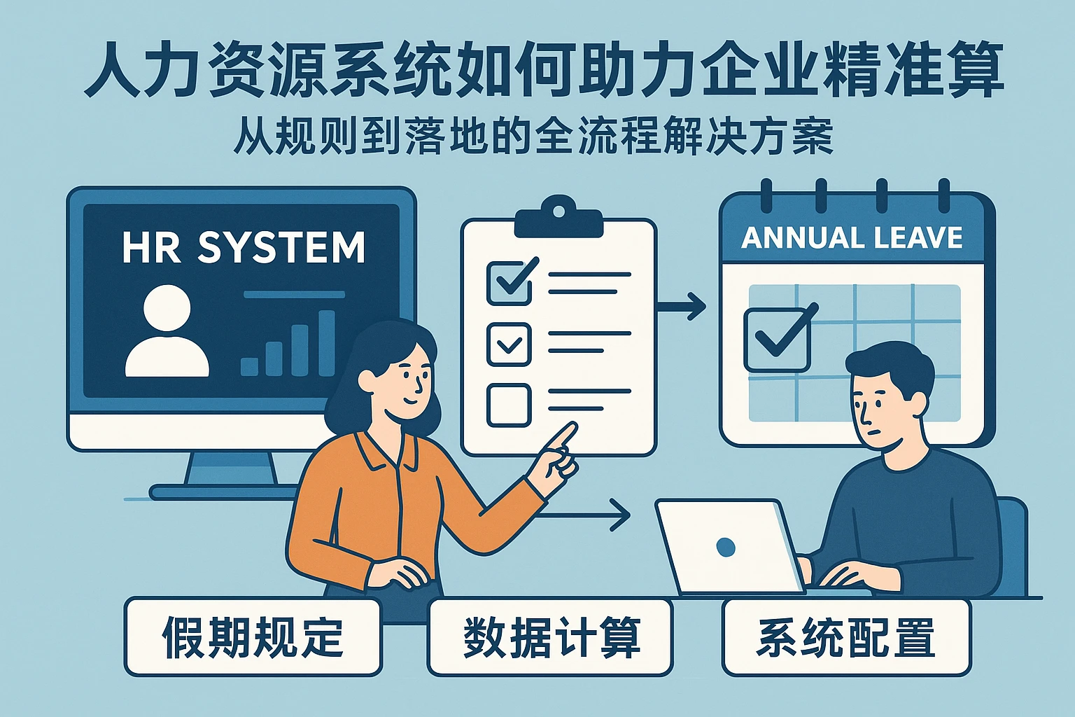 人力资源系统如何助力企业精准计算年假？从规则到落地的全流程解决方案
