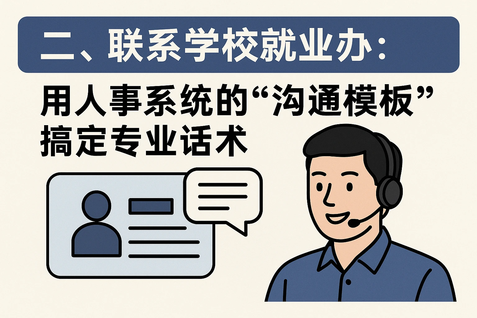 二、联系学校就业办：用人事系统的“沟通模板”搞定专业话术