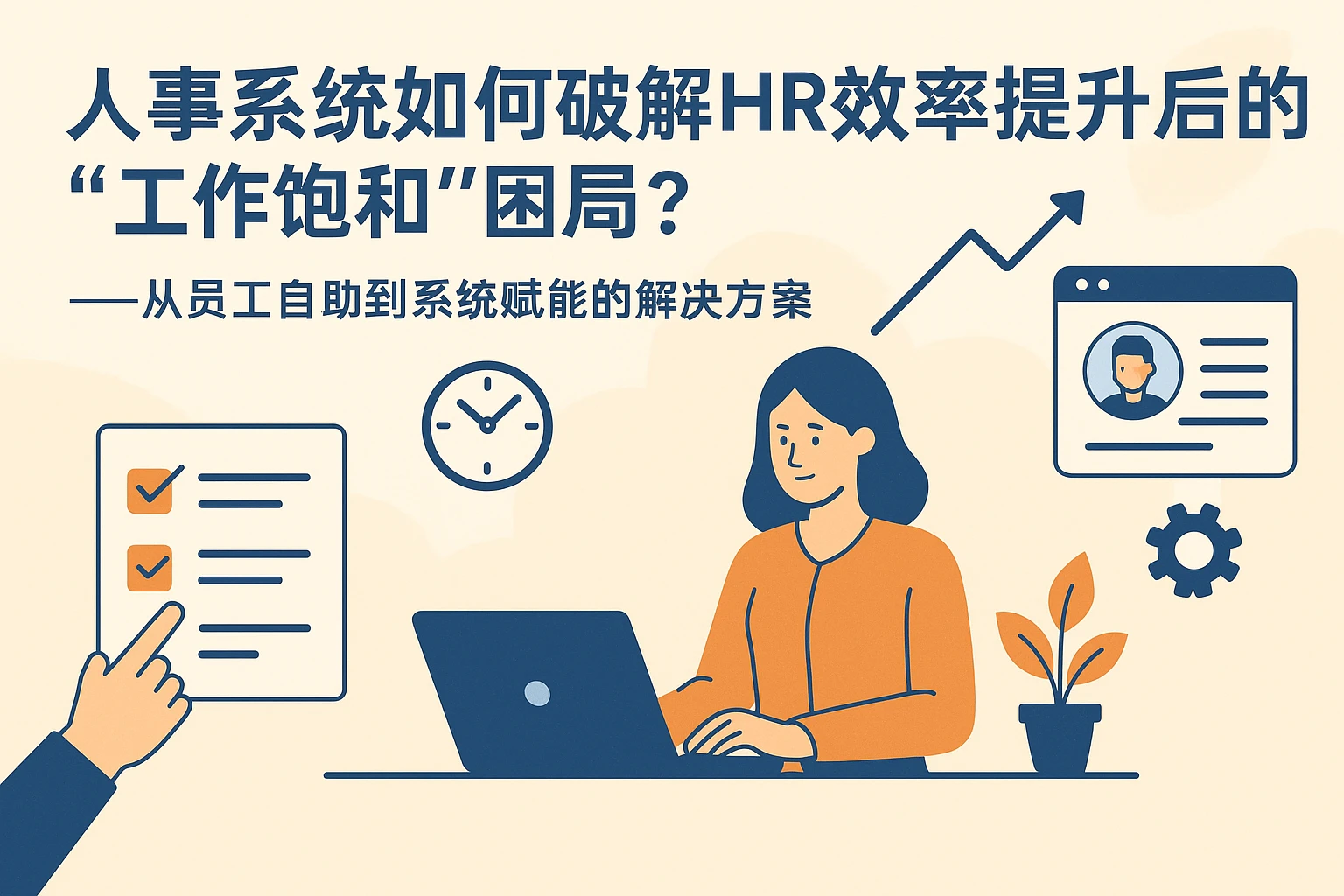 人事系统如何破解HR效率提升后的“工作饱和”困局？——从员工自助到系统赋能的解决方案