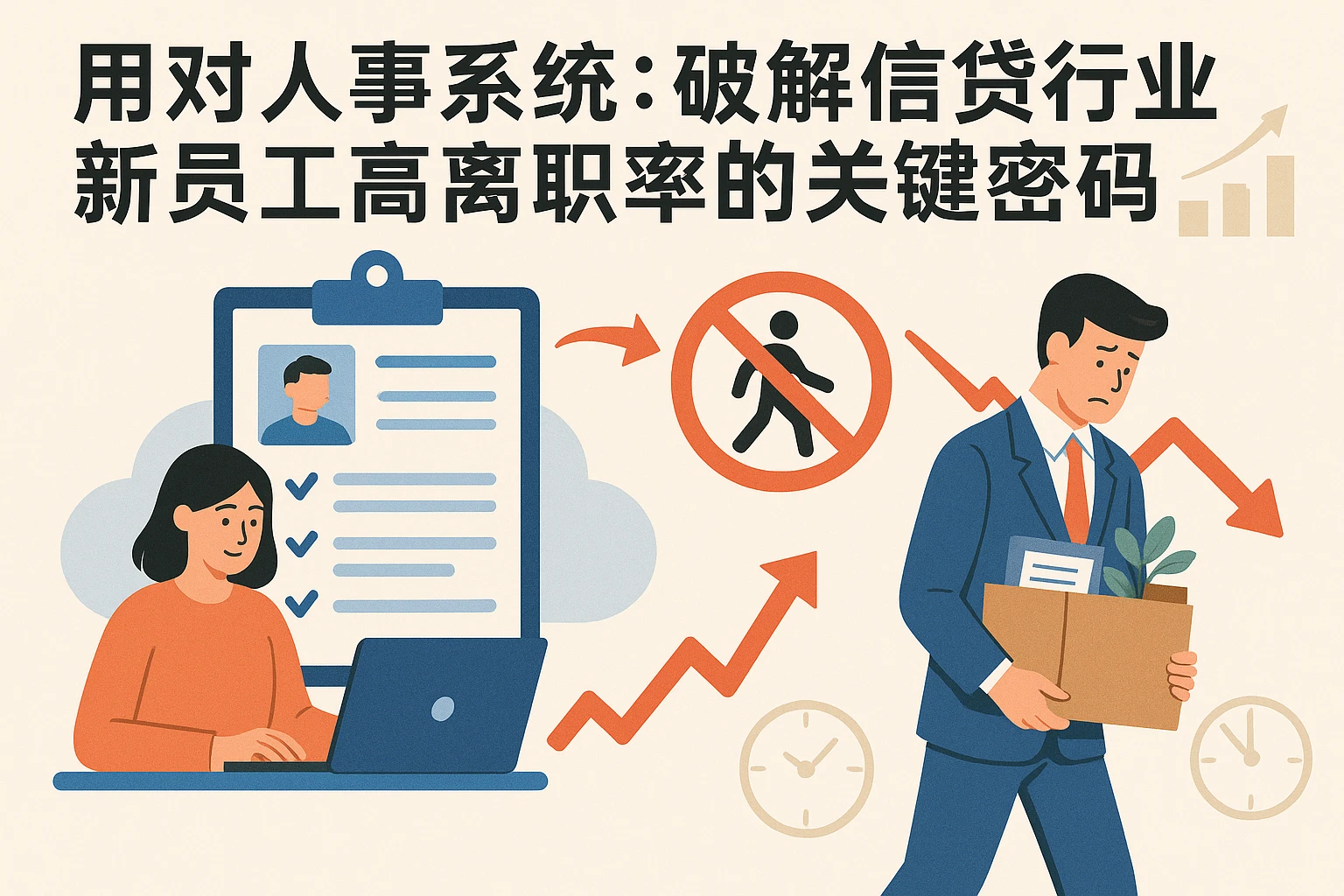 用对人事系统：破解信贷行业新员工高离职率的关键密码
