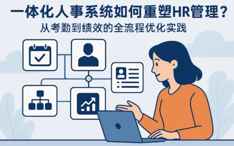 一体化人事系统如何重塑HR管理？从考勤到绩效的全流程优化实践