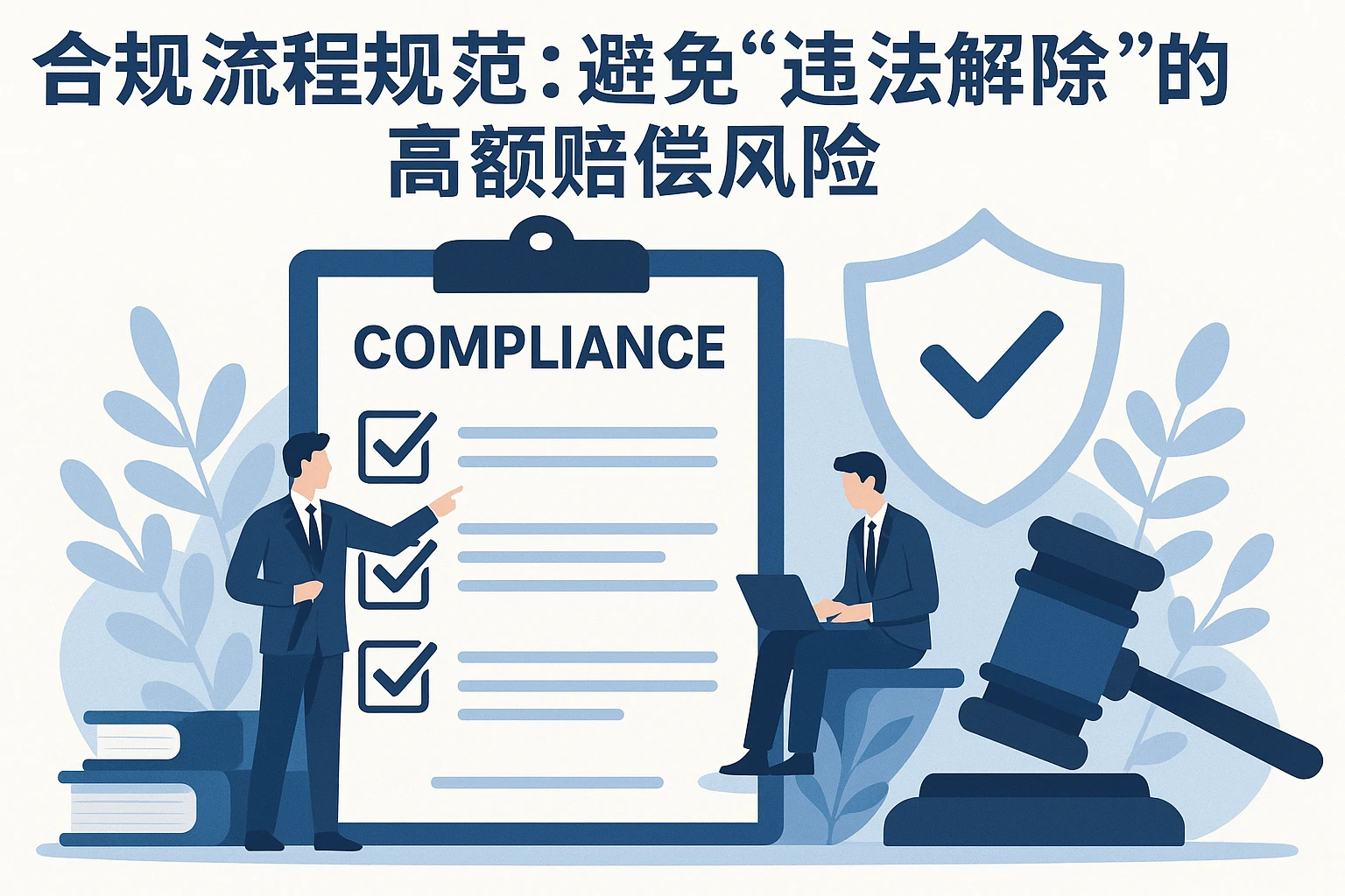 2. 合规流程规范：避免“违法解除”的高额赔偿风险