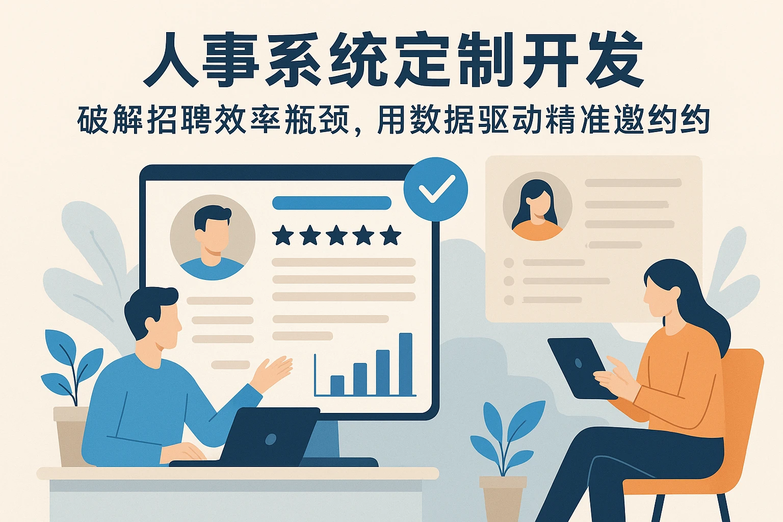 人事系统定制开发：破解招聘效率瓶颈，用数据驱动精准邀约