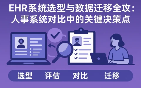 EHR系统选型与数据迁移全攻略：人事系统对比中的关键决策点