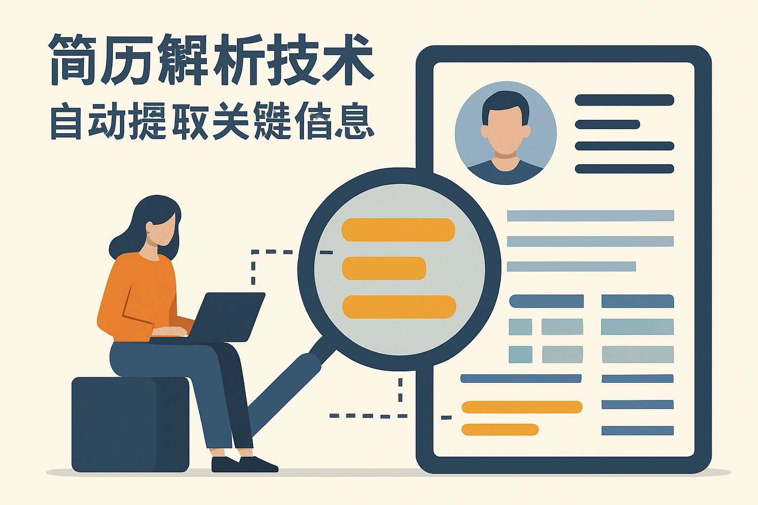 2. 简历解析技术，自动提取关键信息
