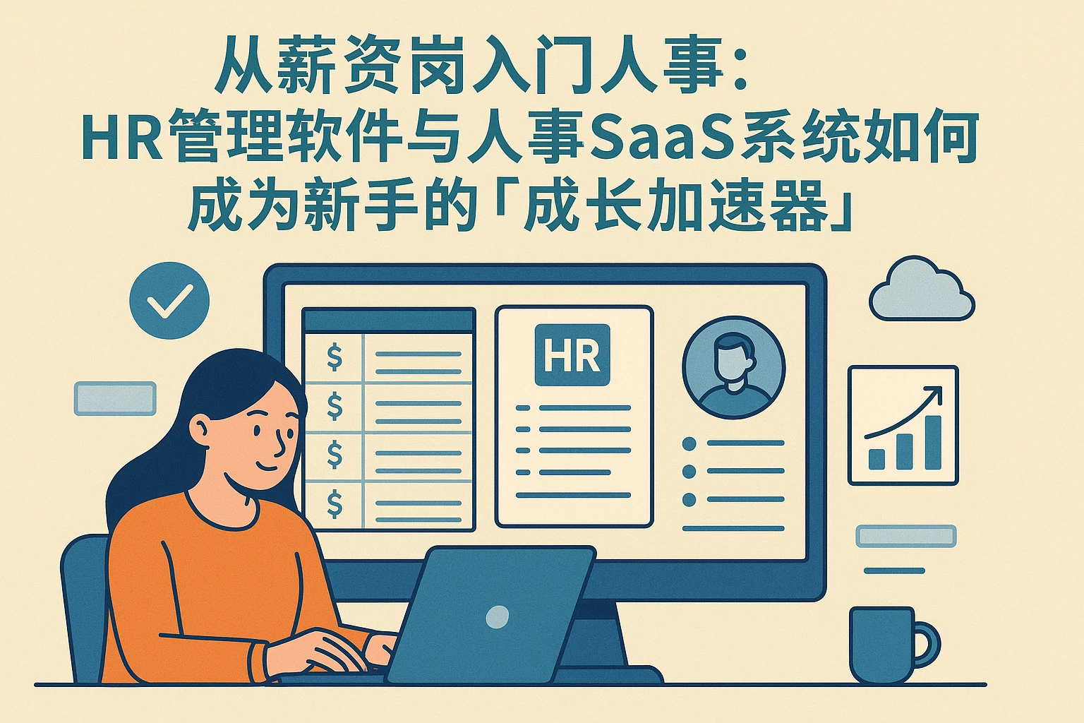从薪资岗入门人事：HR管理软件与人事SaaS系统如何成为新手的「成长加速器」
