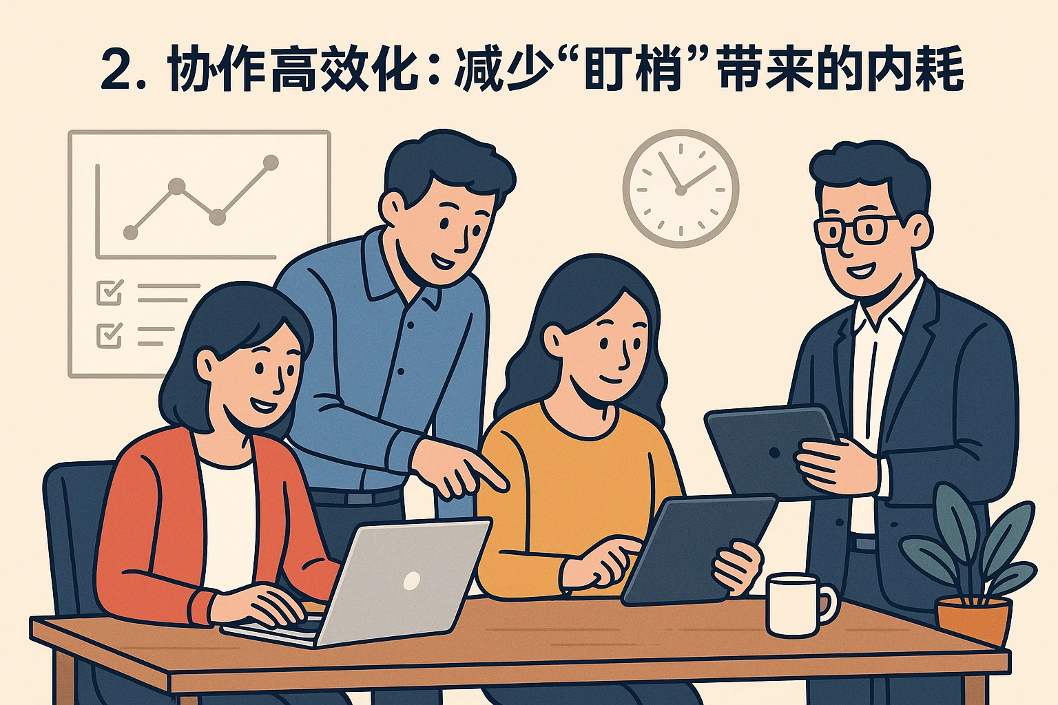 2. 协作高效化：减少“盯梢”带来的内耗