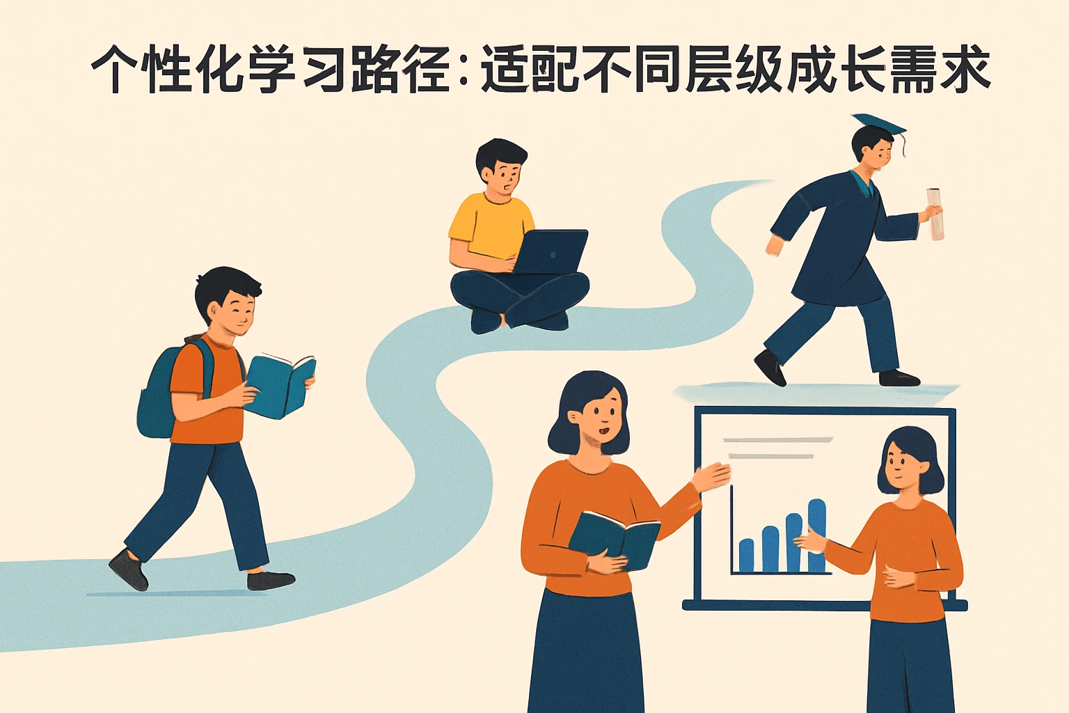 2. 个性化学习路径：适配不同层级的成长需求