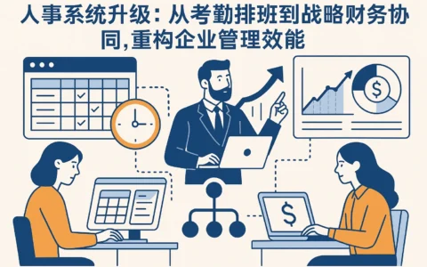 人事系统升级：从考勤排班到战略财务协同，重构企业管理效能