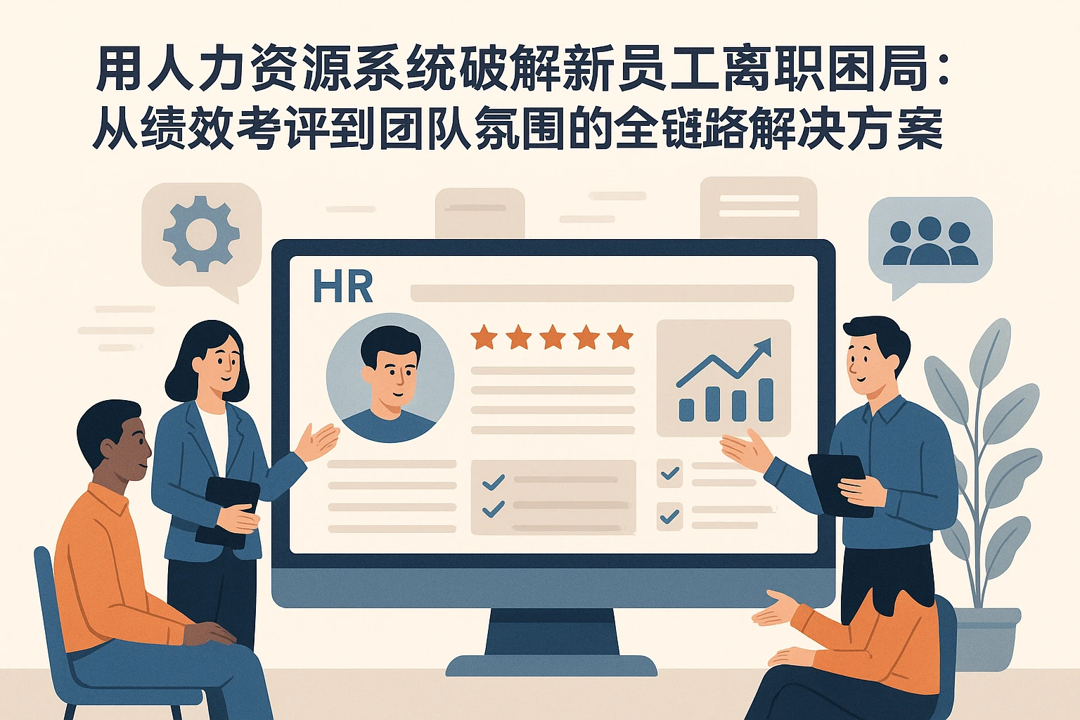 用人力资源系统破解新员工离职困局：从绩效考评到团队氛围的全链路解决方案