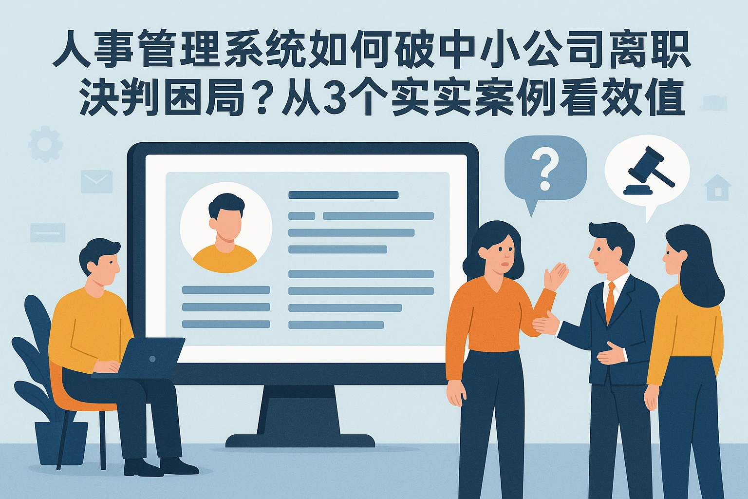 人事管理系统如何破解中小公司离职纠纷困局？从3个真实案例看系统价值