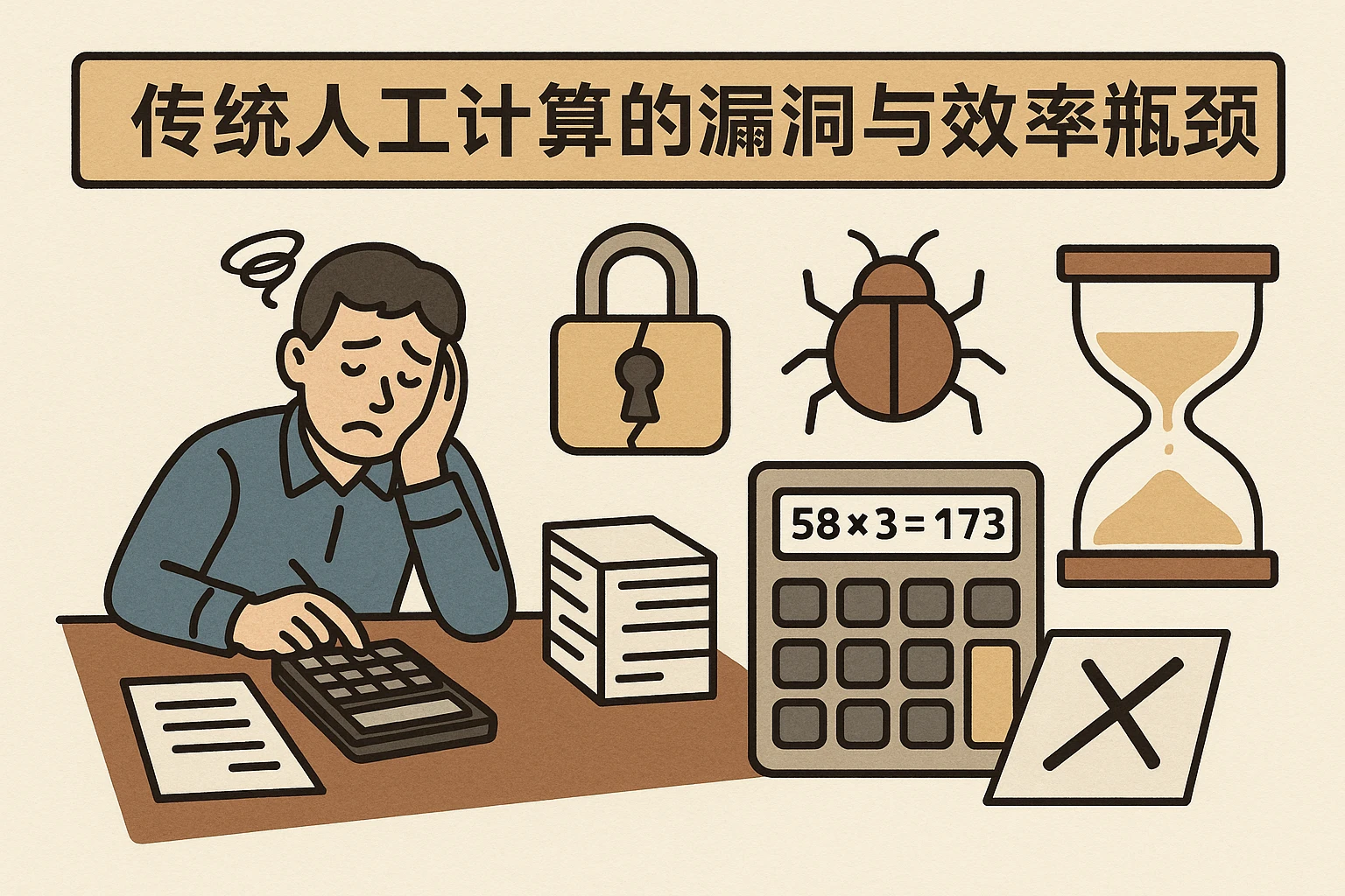 2. 传统人工计算的漏洞与效率瓶颈