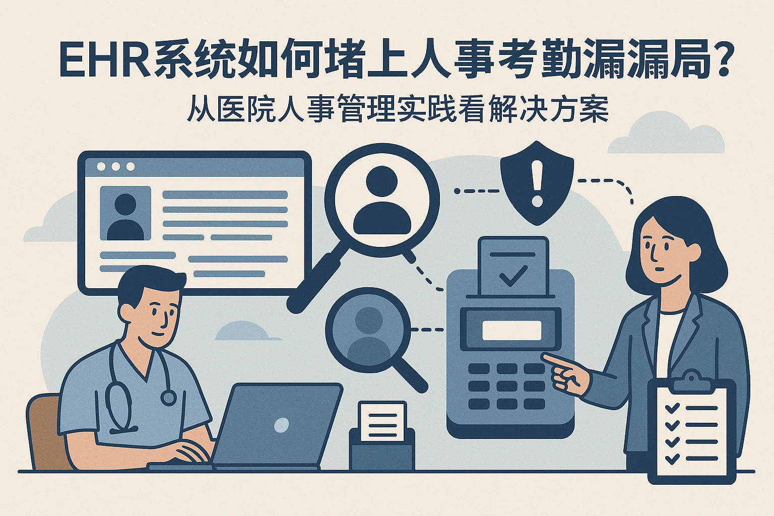 EHR系统如何堵上人事考勤漏洞？从医院人事管理实践看解决方案