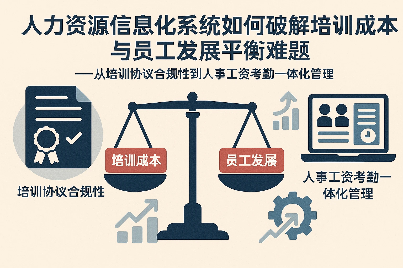 人力资源信息化系统如何破解培训成本与员工发展平衡难题——从培训协议合规性到人事工资考勤一体化管理