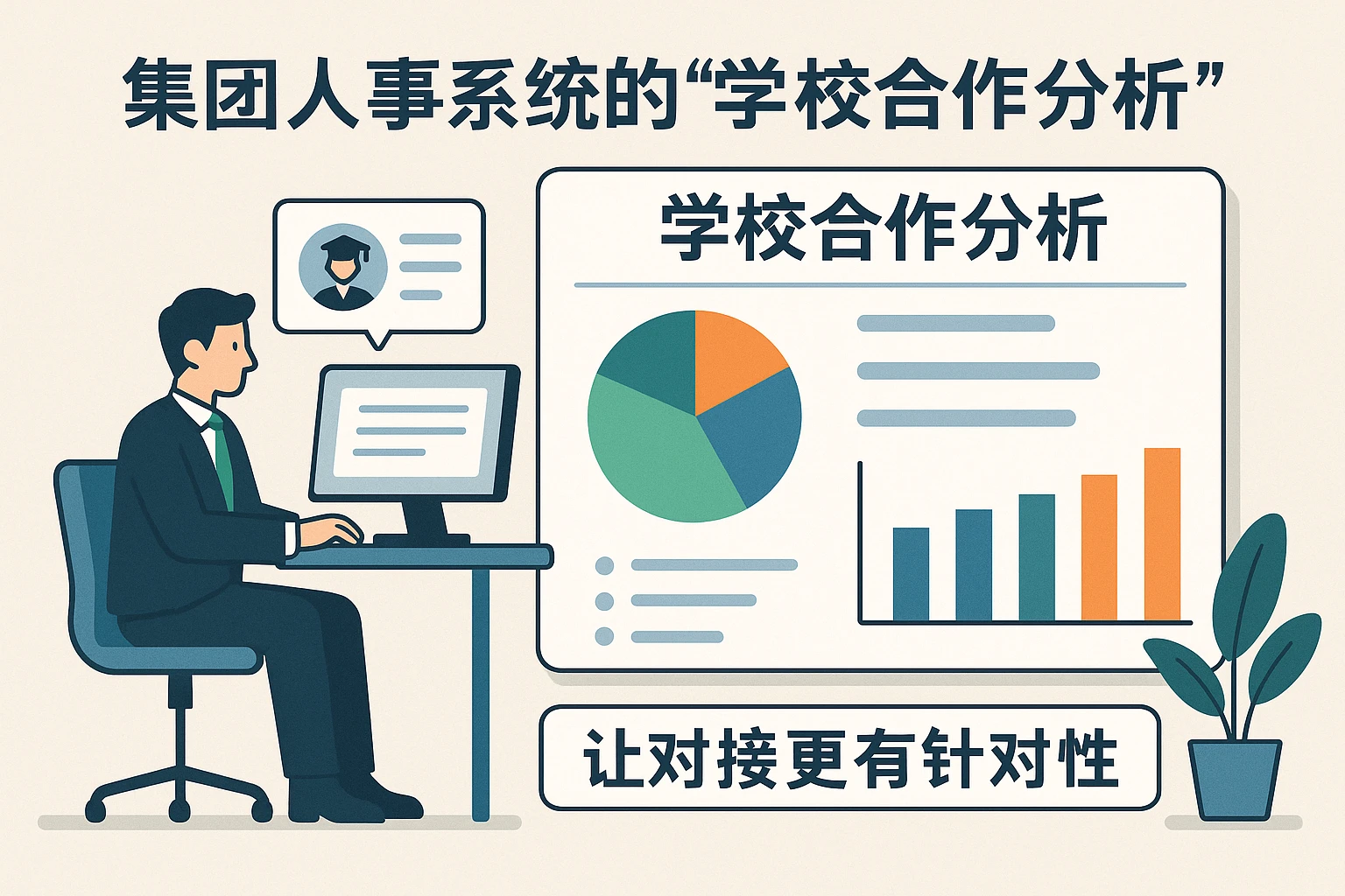 2. 集团人事系统的“学校合作分析”：让对接更有针对性