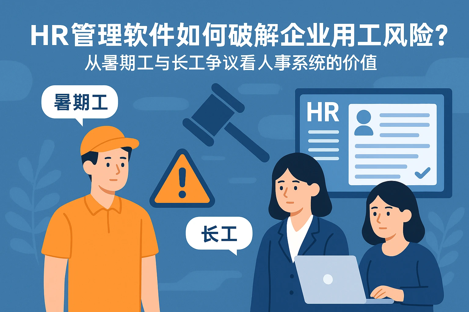 HR管理软件如何破解企业用工风险？从暑期工与长工争议看人事系统的价值