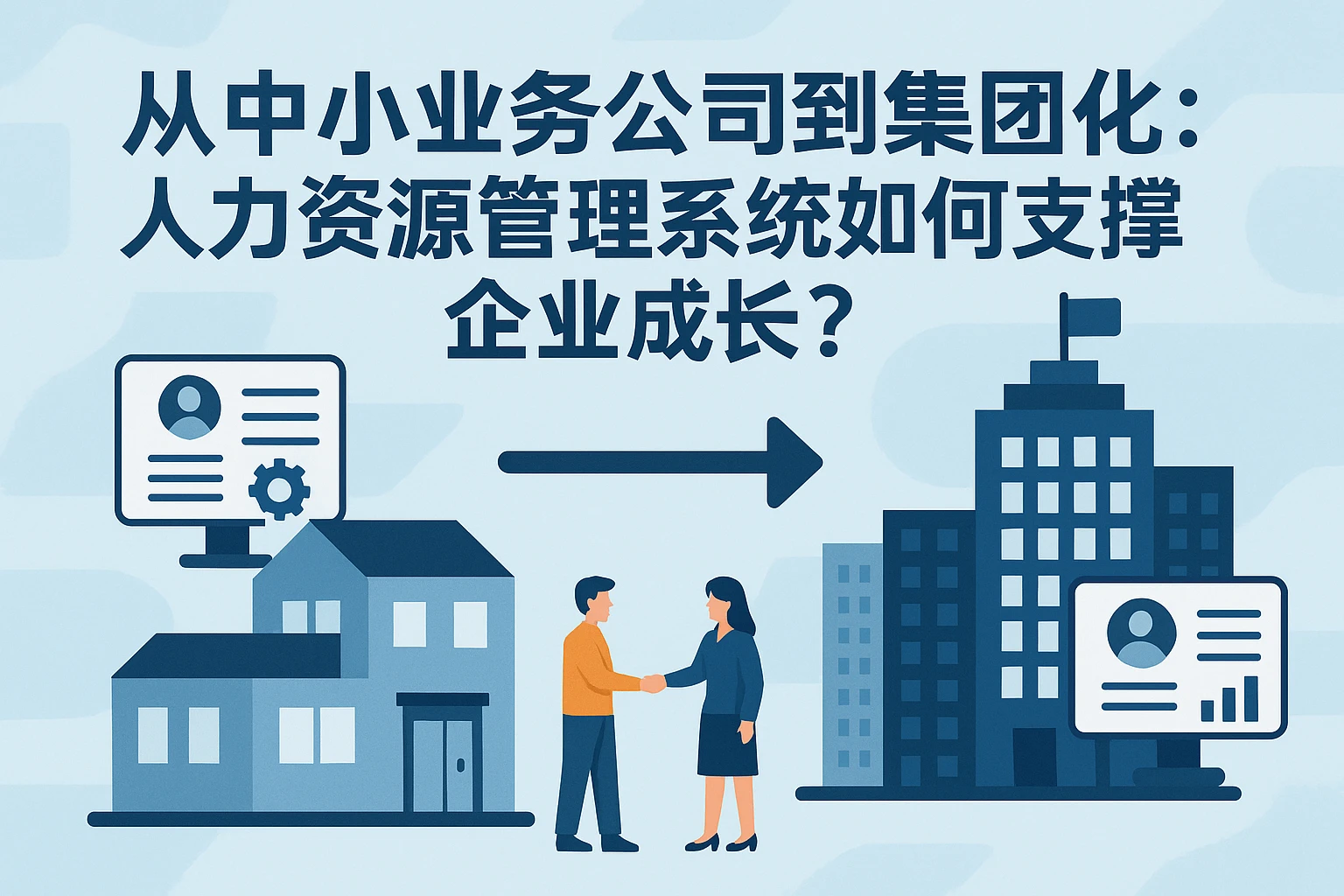 从中小业务公司到集团化：人力资源管理系统如何支撑企业成长？