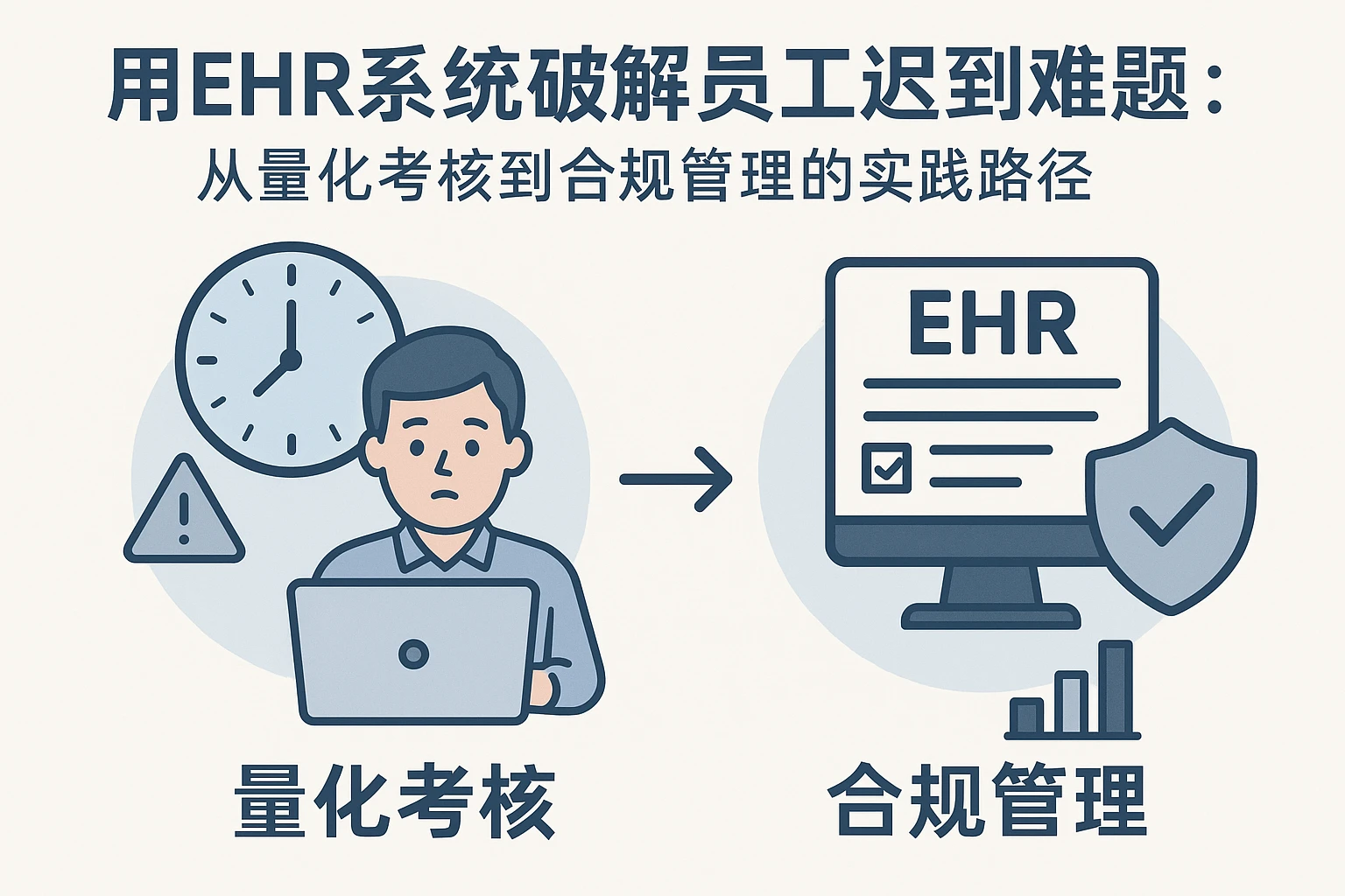 用EHR系统破解员工迟到难题：从量化考核到合规管理的实践路径