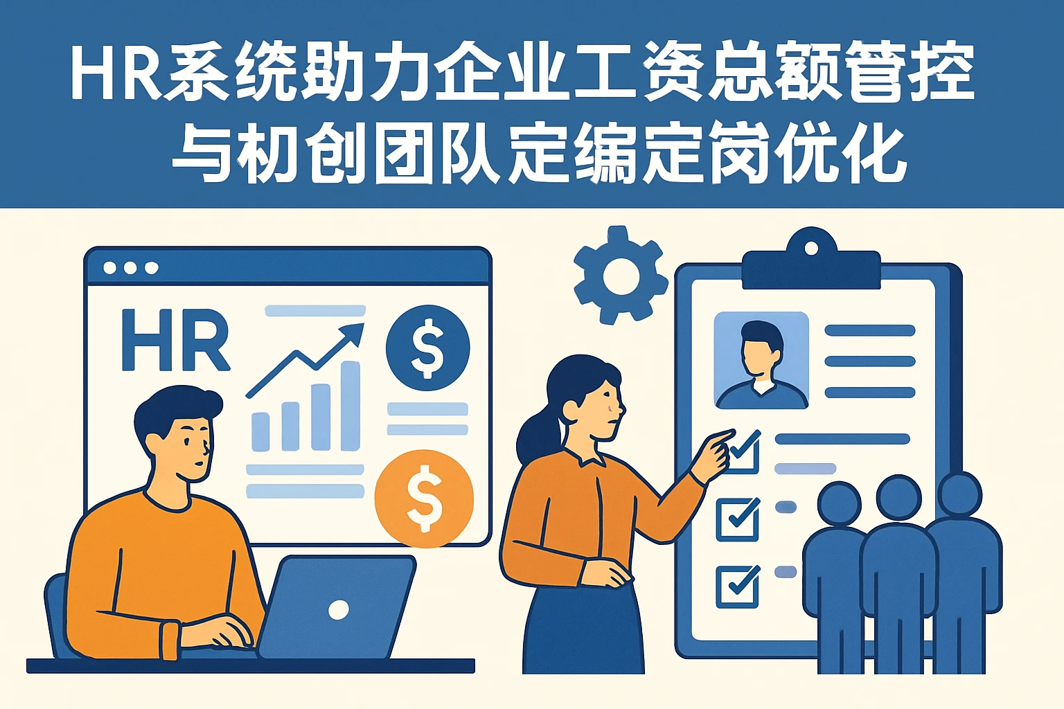 HR系统助力企业工资总额管控与初创团队定编定岗优化