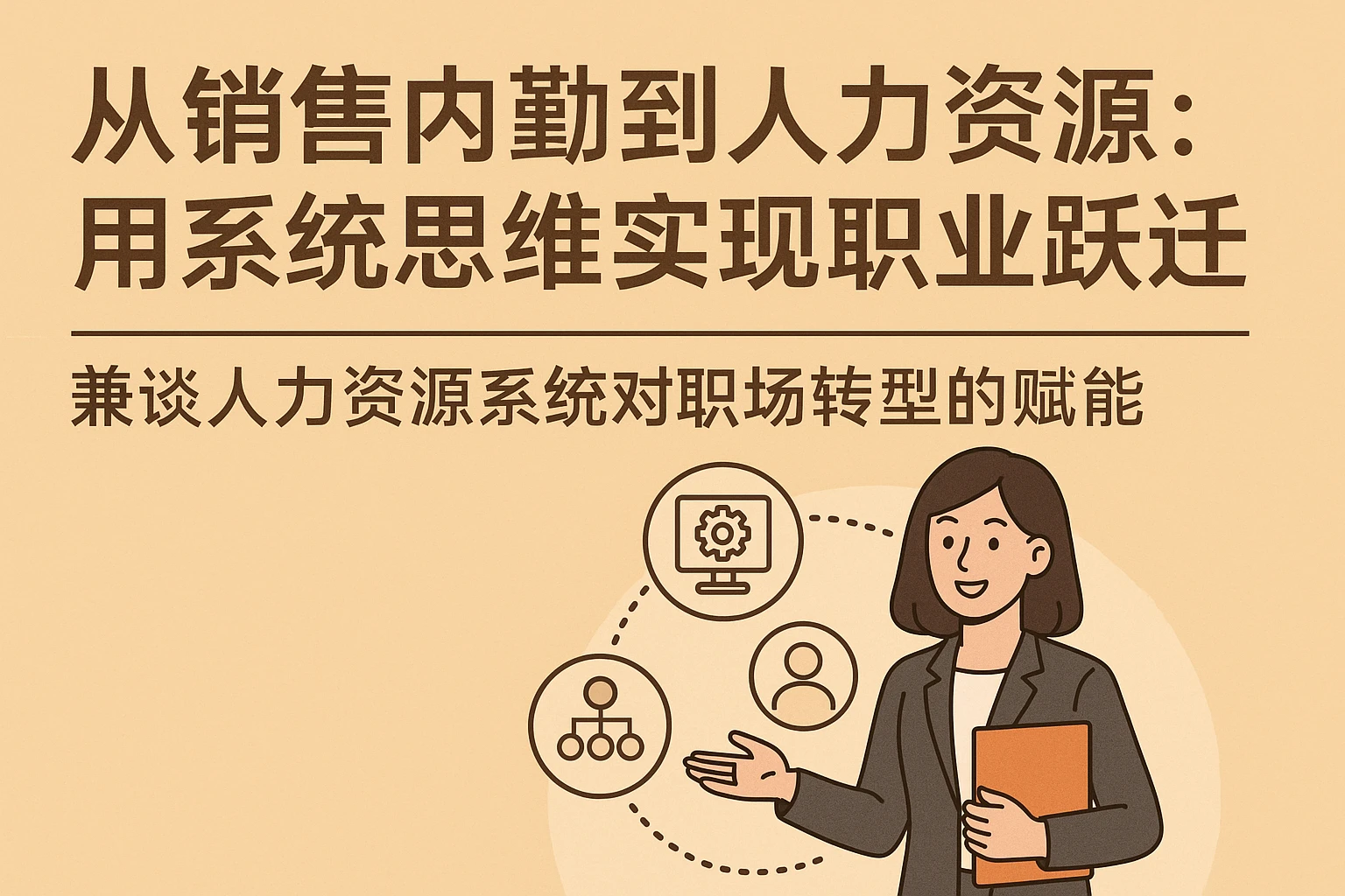 从销售内勤到人力资源：用系统思维实现职业跃迁——兼谈人力资源系统对职场转型的赋能