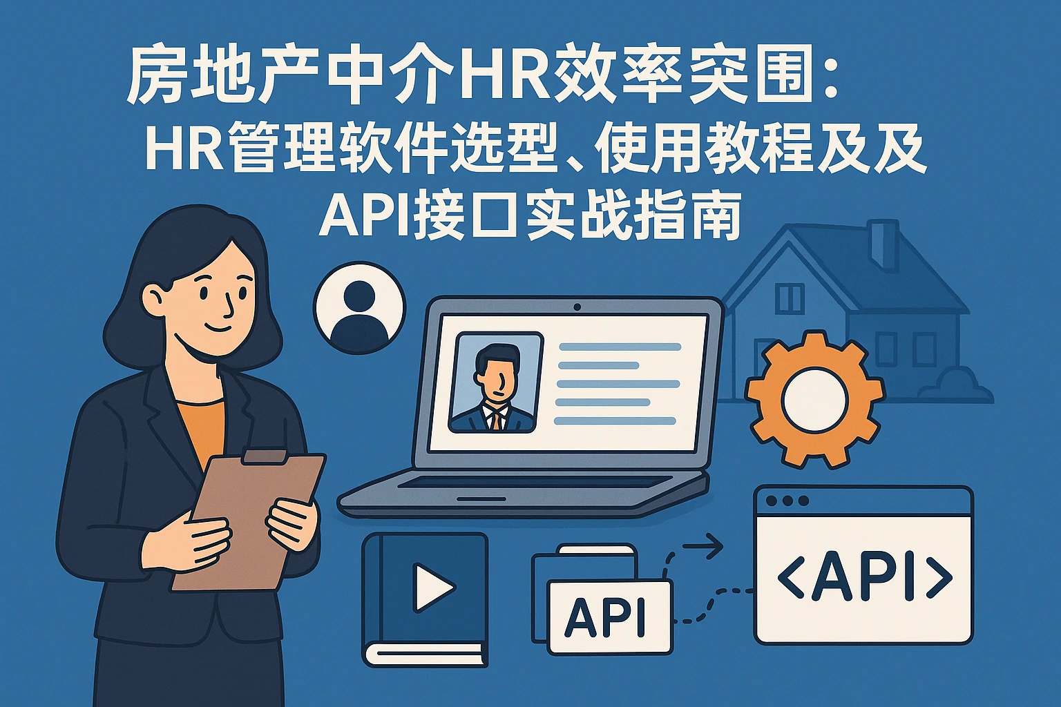房地产中介HR效率突围：HR管理软件选型、使用教程及API接口实战指南