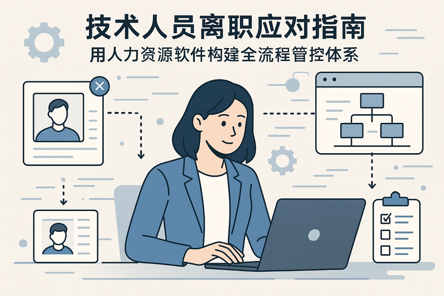 技术人员离职应对指南：用人力资源软件构建全流程管控体系