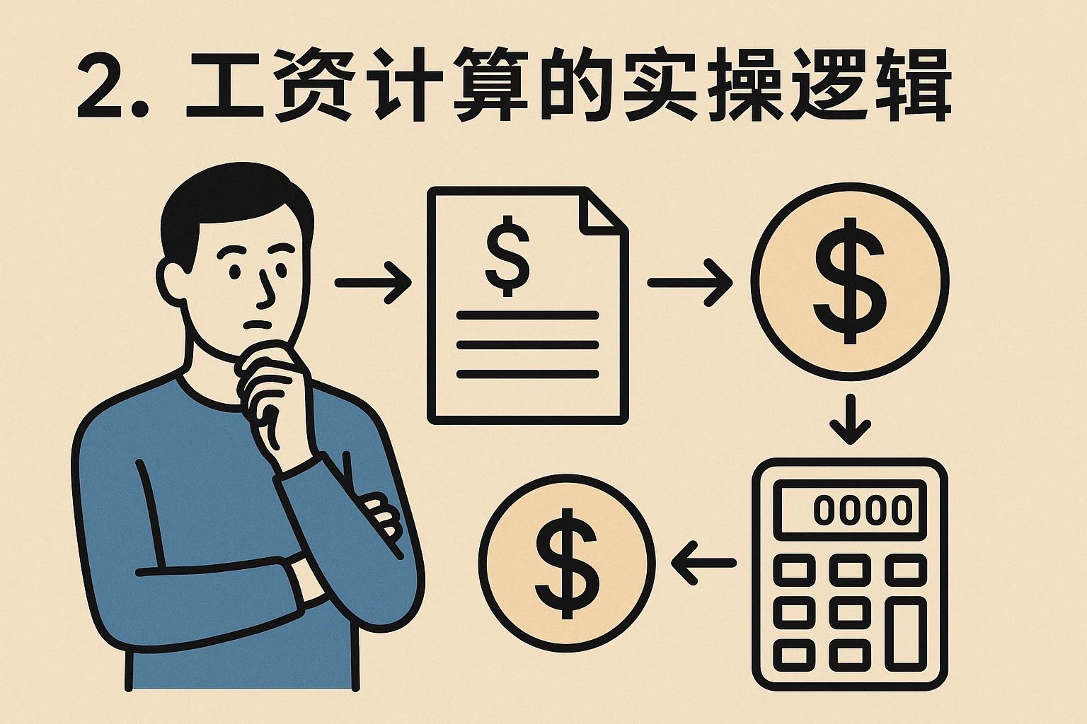 2. 工资计算的实操逻辑