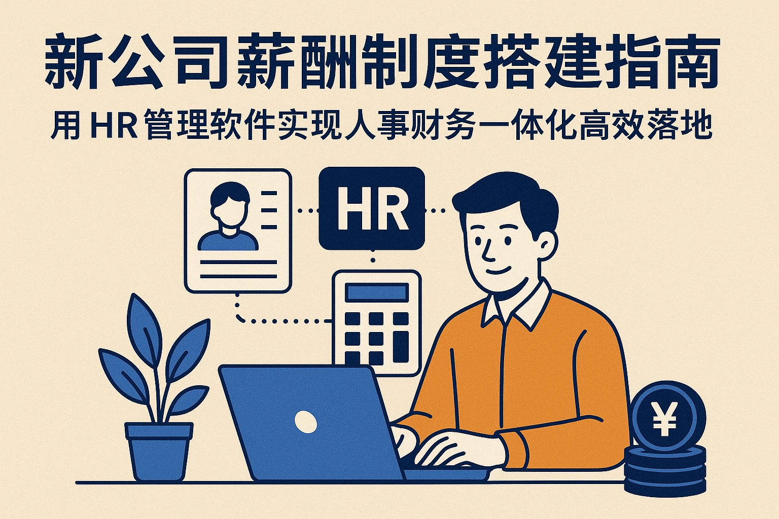 新公司薪酬制度搭建指南：用HR管理软件实现人事财务一体化高效落地