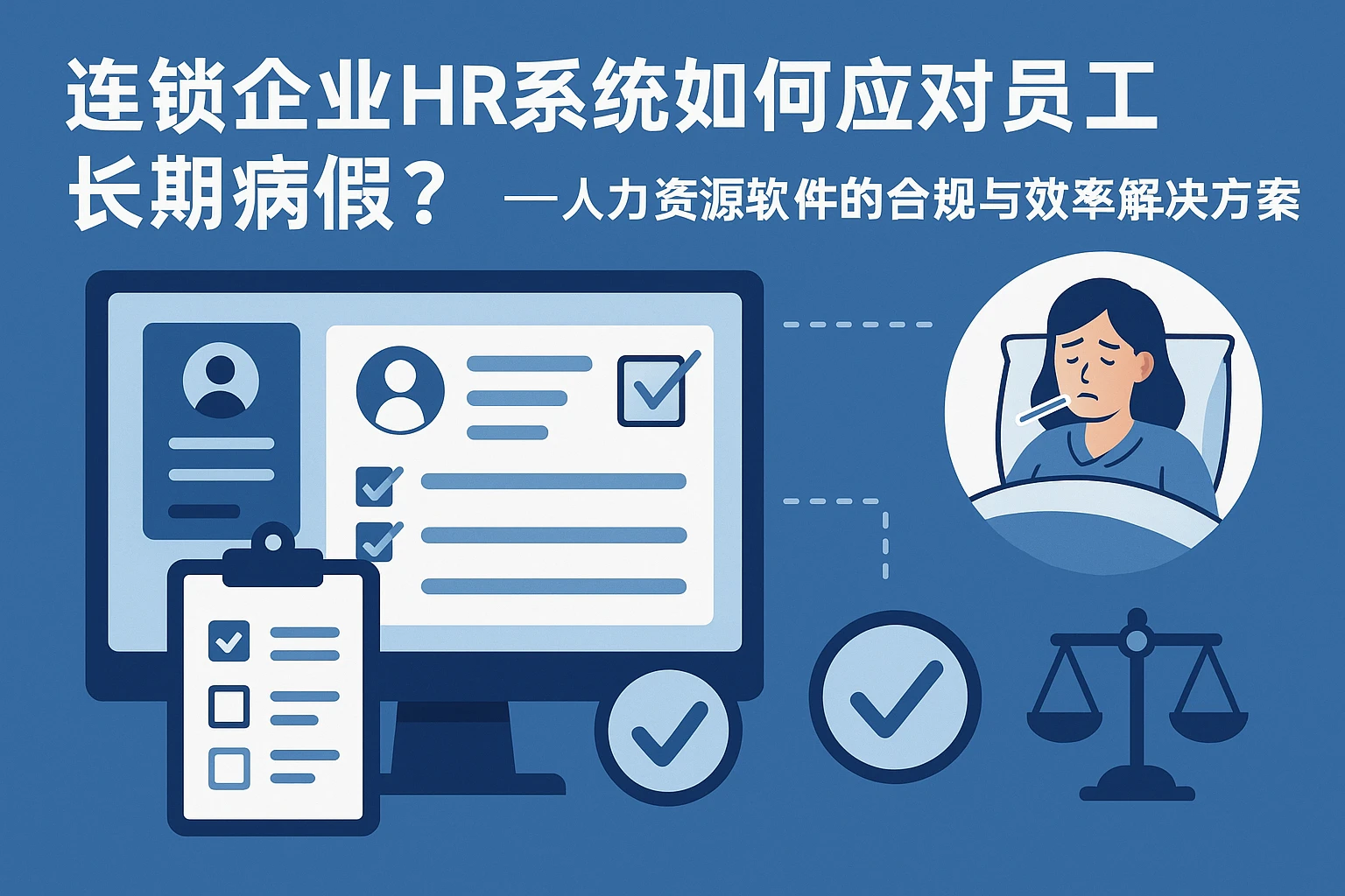 连锁企业HR系统如何应对员工长期病假？——人力资源软件的合规与效率解决方案