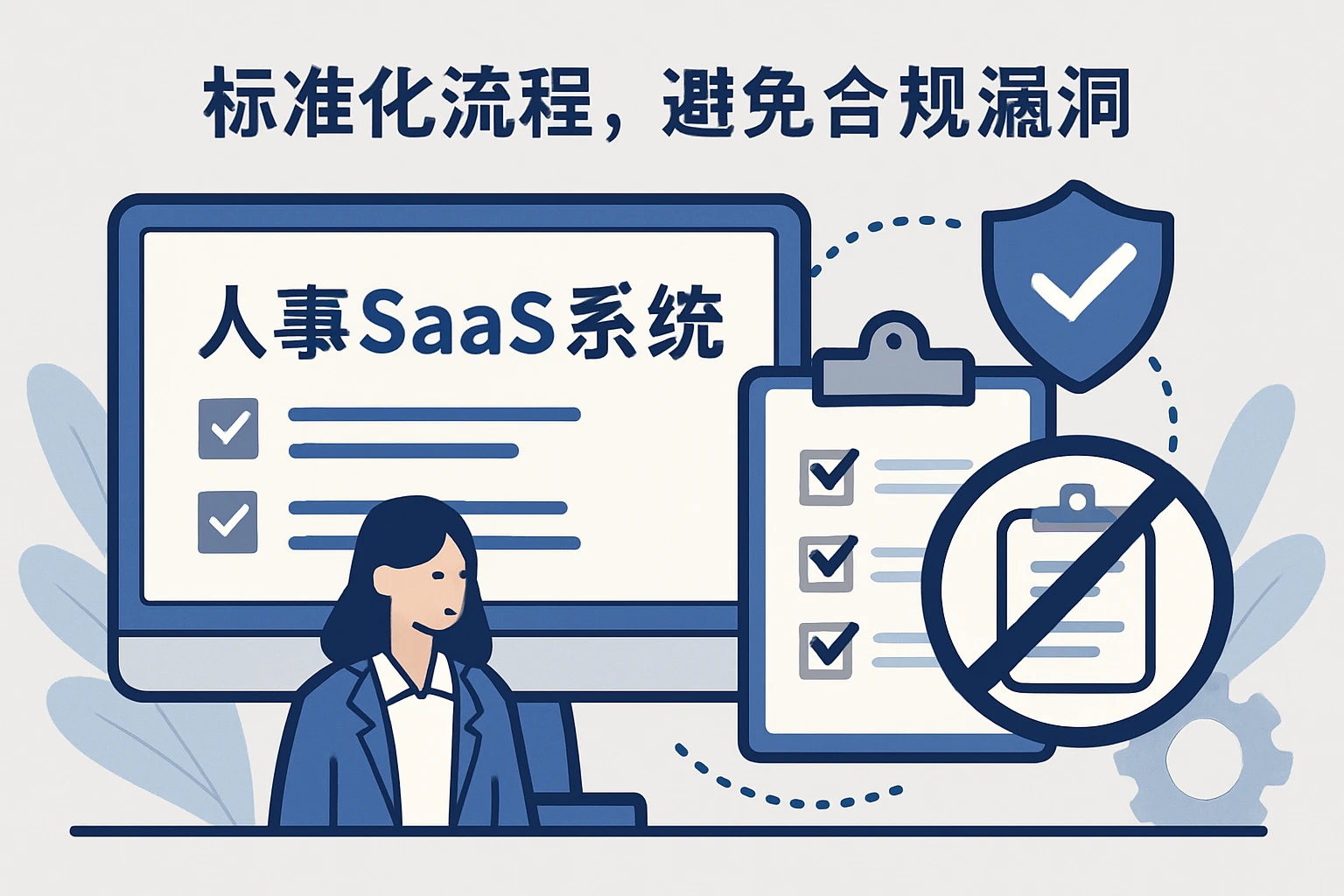 1. 人事SaaS系统：标准化流程，避免合规漏洞