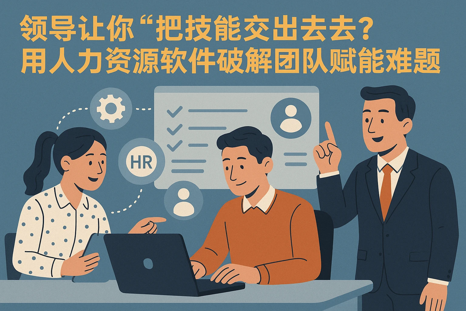 领导让你“把技能交出去”？用人力资源软件破解团队赋能难题