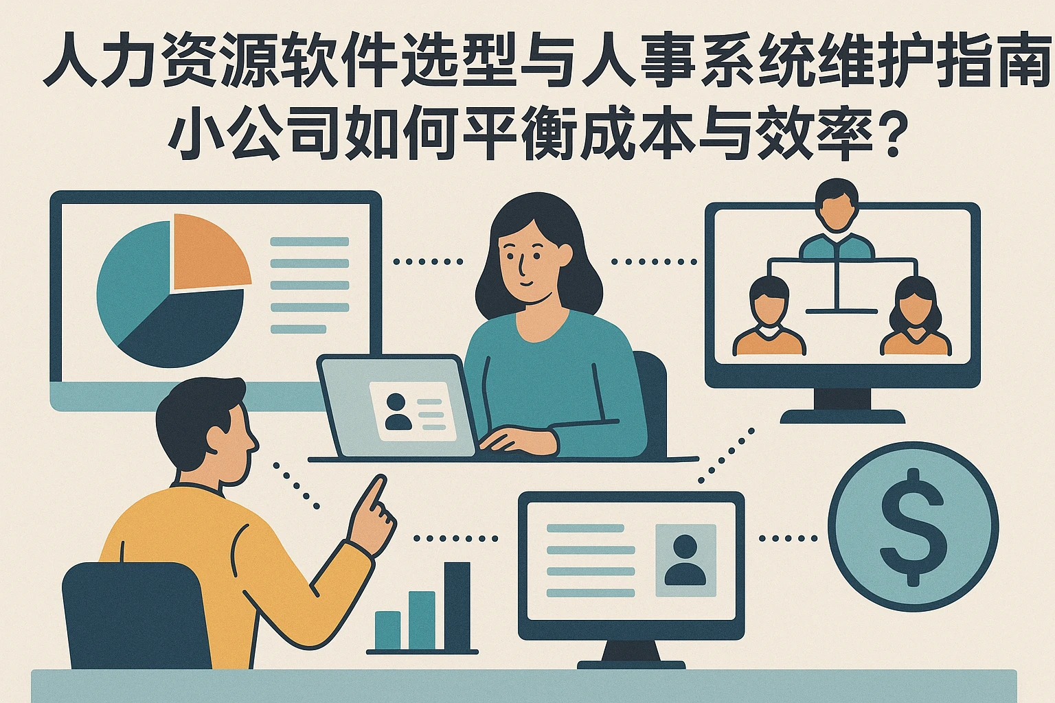 人力资源软件选型与人事系统维护指南：小公司如何平衡成本与效率？