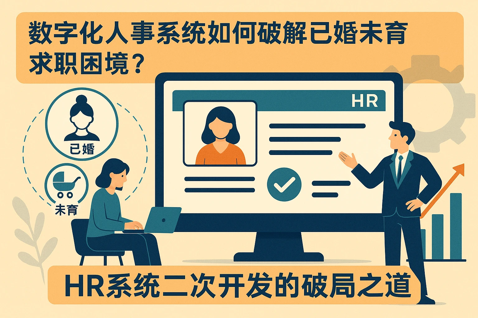 数字化人事系统如何破解已婚未育求职困境？HR系统二次开发的破局之道