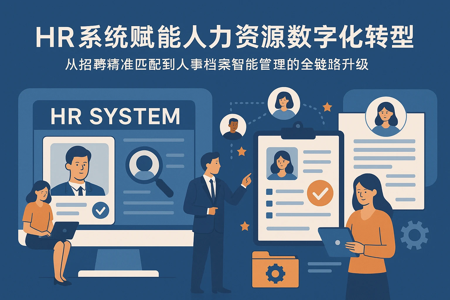 HR系统赋能人力资源数字化转型：从招聘精准匹配到人事档案智能管理的全链路升级