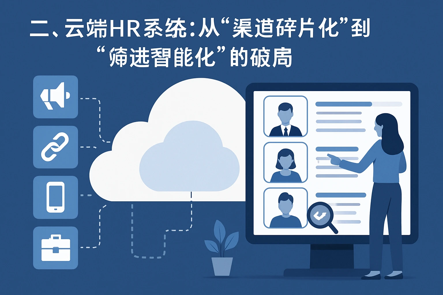 二、云端HR系统：从“渠道碎片化”到“筛选智能化”的破局
