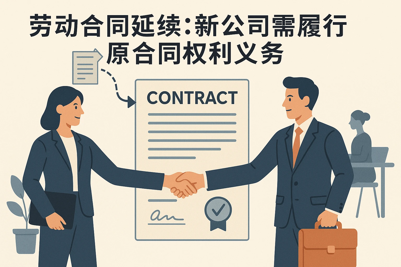 2. 劳动合同延续:新公司需履行原合同权利义务