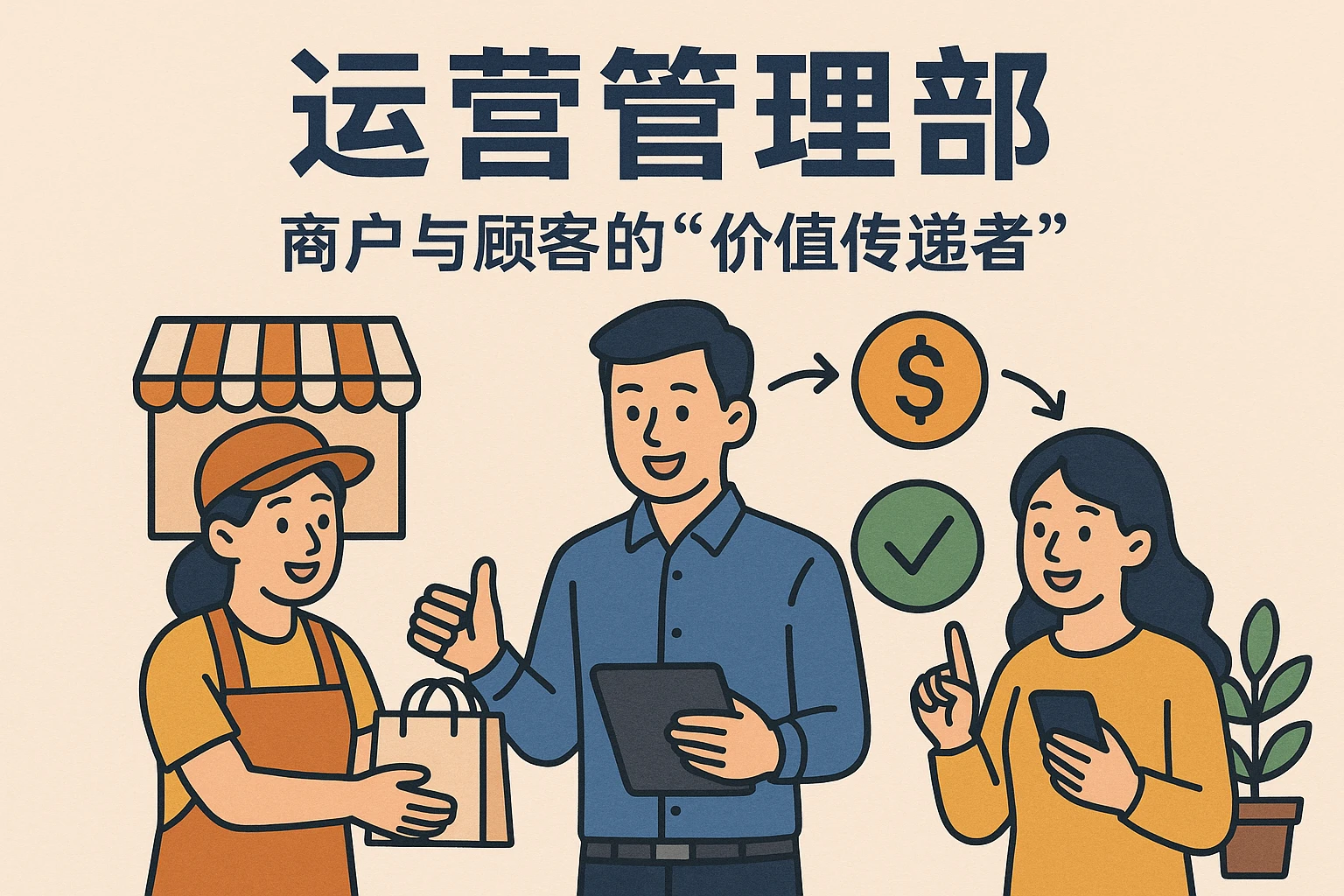 2. 运营管理部：商户与顾客的“价值传递者”