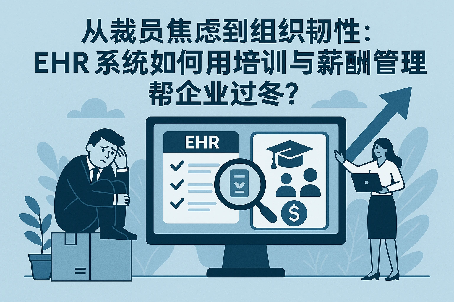 从裁员焦虑到组织韧性：EHR系统如何用培训与薪酬管理帮企业过冬？