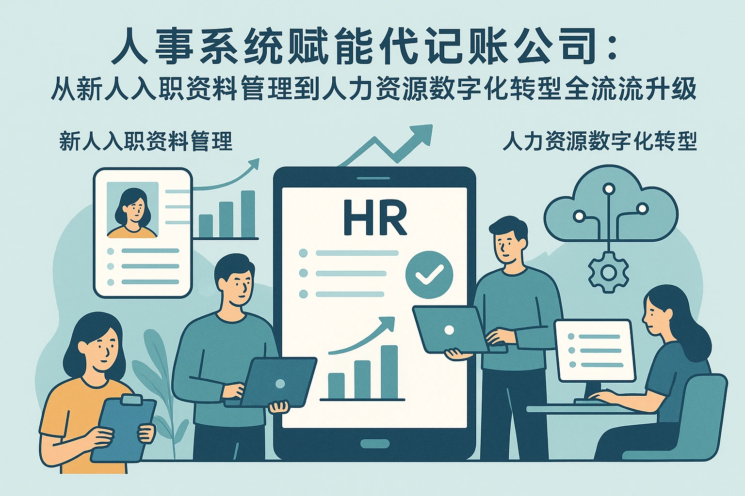 人事系统赋能代记账公司：从新人入职资料管理到人力资源数字化转型的全流程升级