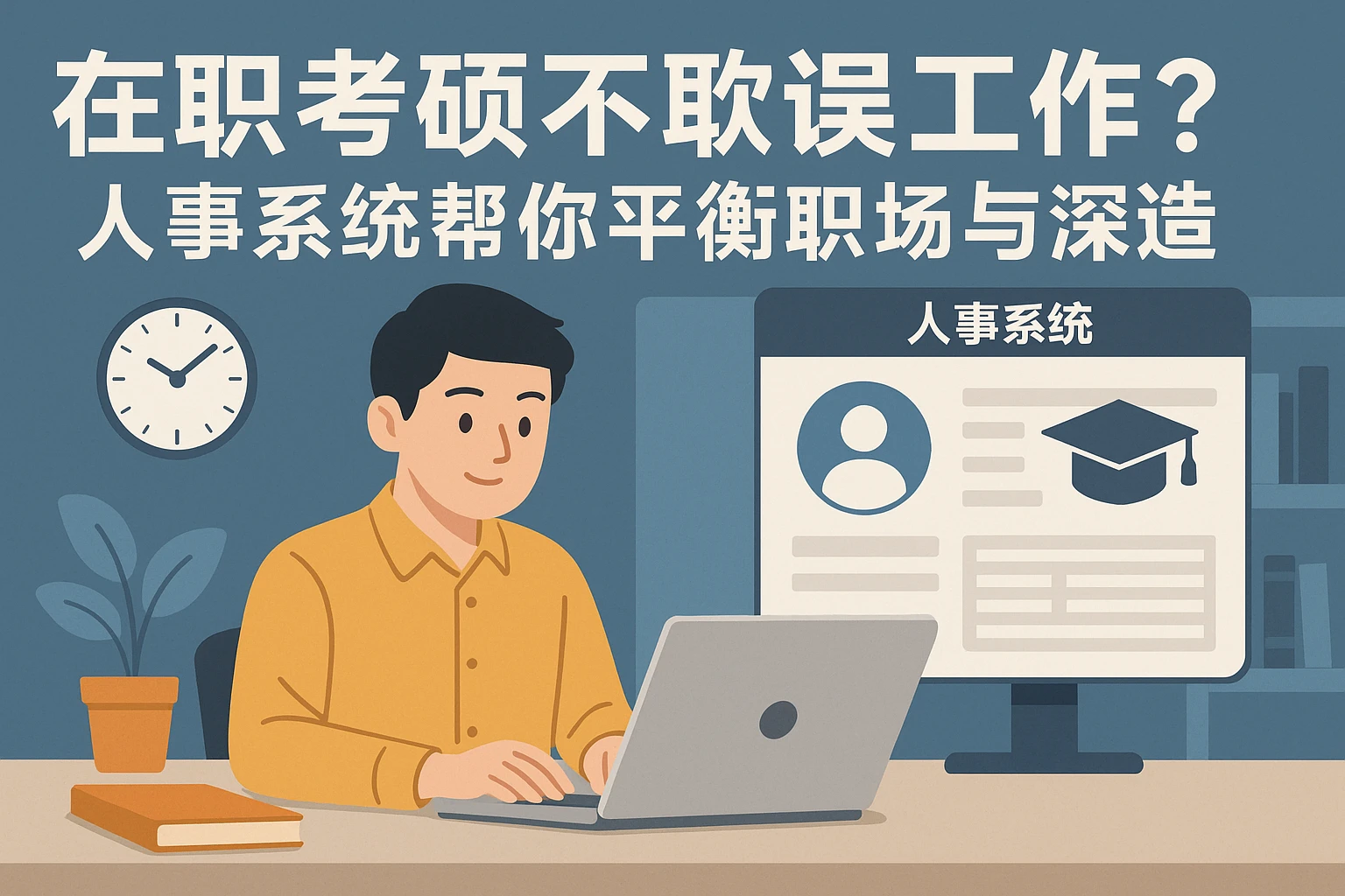 在职考硕不耽误工作？人事系统帮你平衡职场与深造