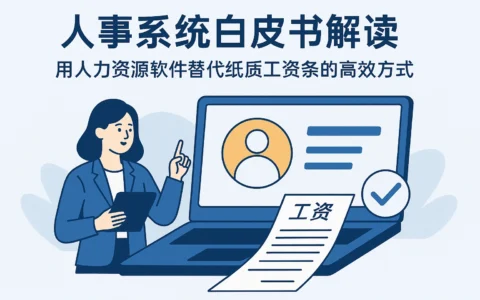 人事系统白皮书解读：用人力资源软件替代纸质工资条的高效方式